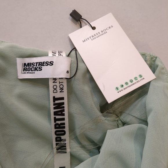 Mistress Rocks House of CB Sitting Pretty Green Strapless Dress NWT , Size S - Picture 10 of 11